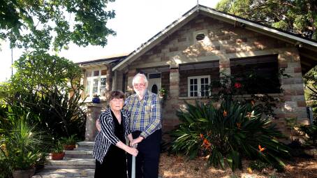 Margaret Foster and Dr Graham Smith are selling their heritage-listed Oyster Bay home. Picture by Chris Lane