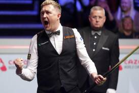 Englishman Kyren Wilson has won the world snooker championship for the first time. (AP PHOTO)