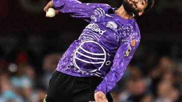 Nikhil Chaudhary is expected to be offered another contract to play in the BBL for Hobart. (Dave Hunt/AAP PHOTOS)
